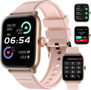 Smartwatch Damen Frauen mit Telefonfunktion Armbanduhr für iPhone Samsung Huawei - Bild 1 von 7