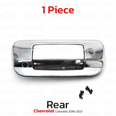 Chrome Rear Tailgate Handle For Chevrolet Colorado Z71 Truck 2016 - 2021 - Image 1 of 4