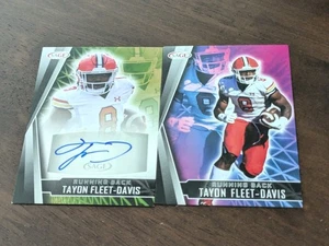 2022 Sage High Series RC Tayon Fleet-Davis Kansas City Chiefs Card#A-TFD - Picture 1 of 2