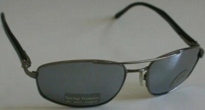 Gafas de sol vintage rectangulares doble puente deportivo navegador combo marco Foto 1 de 4