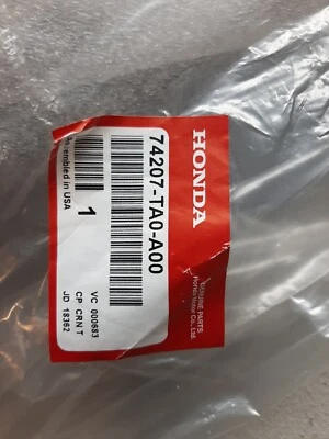 Nuevo adorno de guardabarros OEM Honda Accord 2008-15.   #74207TA0A00 Foto 1 de 4