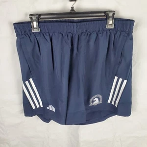 Adidas Shorts Men's XL Blue Boston Marathon 2023 Racing Running IL8420 New - Picture 1 of 11