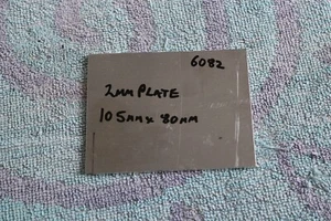 Aluminium 6082 T6 2mm Plate Flat Bar Sheet 105mm x 80mm HE30 Offcut Alli - Picture 1 of 3