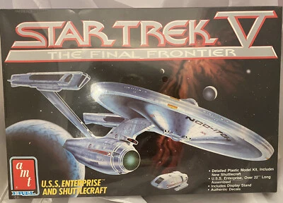 NEW AMT Model #6876 STAR TREK V THE FINAL FRONTIER.U.S.S. Enterprise ERTL Sealed - Image 1 of 3