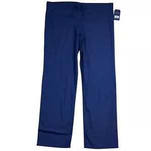 Cherokee Scrub Pants L Tall Unisex Fit Navy Drawstring 4100T Uniform Large LT - Picture 1 of 13