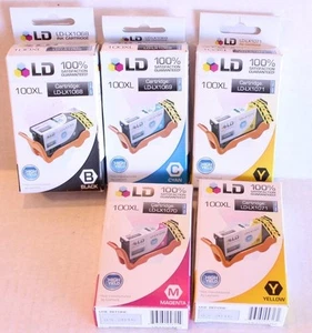 Tintenpatronen LD-LX1068, 1069, 1070 und 1071(2) 2015/2016 5 Stück LD Produkte  - Bild 1 von 4