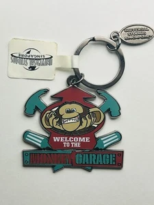 Universal Studios Singapore Madagascar Mason Monkey Garage Keychain - Picture 1 of 4