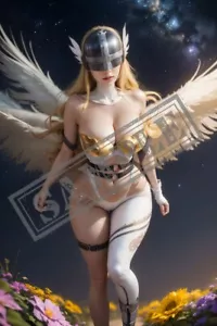SFW+NSFW~Ai ilustraciones de obras de arte Angelwomon 135 imágenes (solo descarga digital) - Imagen 1 de 5