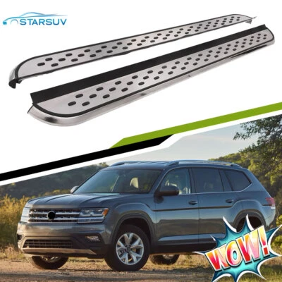 US Stock Running Boards For Volkswagen VW Atlas 2018-2024 Side Steps Nerf Bar Foto 1 de 4
