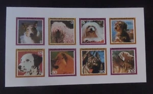 Equatorial Guinea 1978 Dogs Imperf sheetlet MNH UM unmounted mint - Imagen 1 de 1