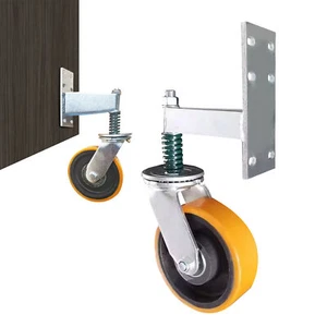 Heavy-Duty Gate Wheel, Steel Spring Loaded 8 inch 1543Lbs Capacity Brand New - Picture 1 of 12