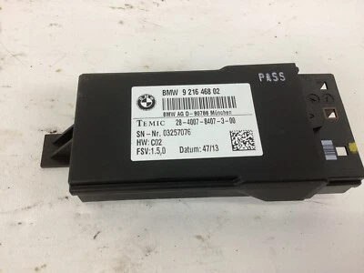 2012 - 2015 BMW 320i F30 xDrive Front Right Seat Control Module 9216468 OEM. - Image 1 of 4