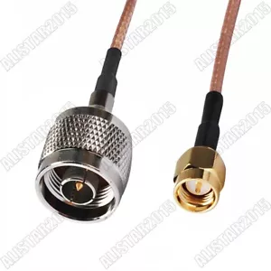 Lotto Connettore Spina SMA Maschio a N Maschio RF Treccia Cavo Coassiale RG316 per Wireless - Foto 1 di 4