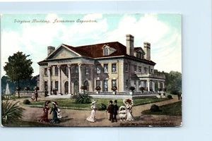 Virginia Building, Jamestown Exposition 1907 Postcard - Picture 1 of 2