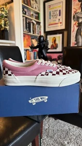 *NEW RARE* VANS ERA LX REISSUE 95 BMX FOXGLOVE CHECKERBOARD WHITE VN000CZDC3S1 9 - Picture 1 of 15
