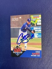 2022 Choice - St Paul Saints #21 Cole Sands AUTO RC Minor League Signed Rookie