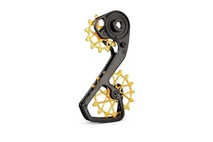 Garbaruk Rear Derailleur Cage + Pulleys Kit for SRAM Force AXS 12-speed, BLK/RED - Picture 1 of 4