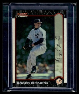 1999 Bowman Chrome Refractor #278 Roger Clemens NY Yankees QTY - Image 1 of 2