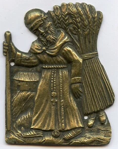 France Religious Bronze Art Medal 63x47mm 34gr !!! - Picture 1 of 2