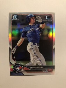 GRIFFIN CONINE REFRACTOR 2018 Bowman Draft Chrome Baseball BDC-153 1ST Blue Jays