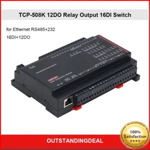 TCP-508K 12DO uscita relè 16DI switch ingresso RJ45 Ethernet RS485+232 modulo TCP/ - Foto 1 di 8