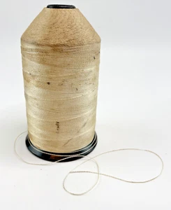 Vintage Nylon Thread on Spool Industrial #168 White Off White Cream 25 ounces - Picture 1 of 10