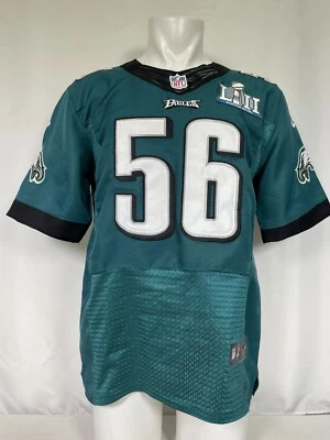 Camiseta deportiva para hombre Chris Long #56 Philadelphia Eagles NFL Nike Super Bowl LII 40 Foto 1 de 4
