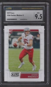 2019 Score GARDNER MINSHEW RC CSG 9.5 WSU VEGAS RAIDERS POP. 1 - Picture 1 of 2