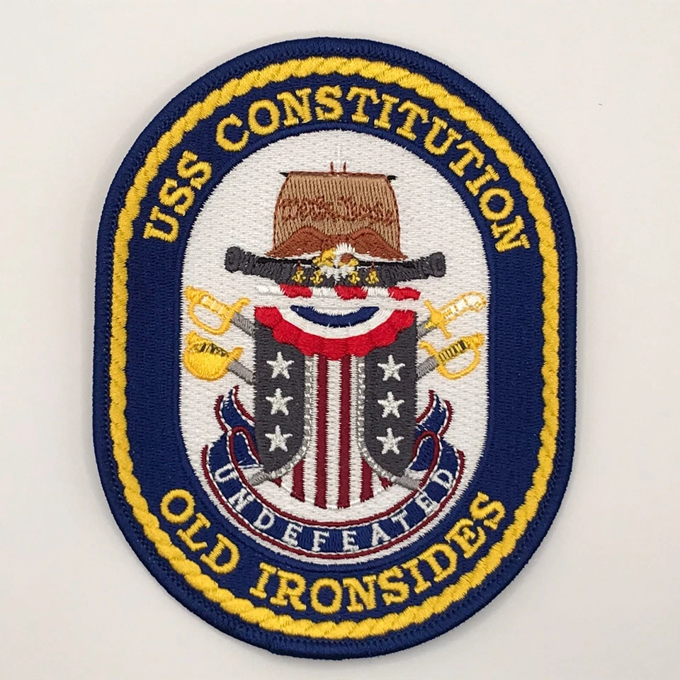 Parche escudo barco de USS CONSTITUTION "OLD IRONSIDES" Foto 1 de 1