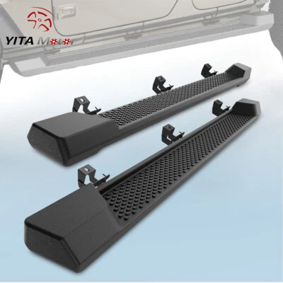 YITAMOTOR Running Board Side Step for 2007-2018 Jeep Wrangler JK 4 Door Nerf Bar - Image 1 of 4