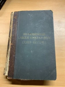 1891 "MRS A B MARSHALL'S LARGER COOKERY BOOK RECIPES" 2.4kg book (EV3) - Picture 1 of 19