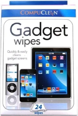 Gadget Wipes Touch Screen Phone Laptop Tablet Lens Camera Computer Pack of 24 UK - Image 1 of 3