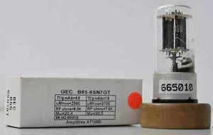 B65 6SN7GT GEC Metal Base Made in England Amplitrex AT1000 Tested #665010 - Picture 1 of 8
