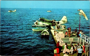 AVALON, ISLA CATALINA, CALIFERIA - SERVICIO DE TRANSPORTE AÉREO - POSTAL DE COLECCIÓN - Imagen 1 de 2