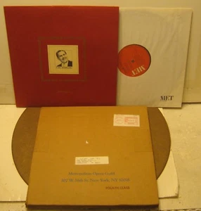 Great Artists At The Met JUSSI BJOERLING Phonograph Record Album LP MINT w Mailr - Foto 1 di 4