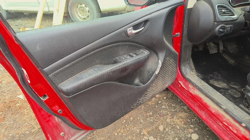 16 DODGE DART Left driver sideblack Interior=x9 Front Door Trim Panel - Image 1 of 1