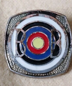 BOYS BRIGADE First Target Vintage Collectors Enamel Pin Badge 23mm BB - Picture 1 of 2