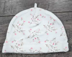 Baby Girl Clothes Little Me 9 Month Cherry Blossom Floral Beanie Hat - Picture 1 of 2