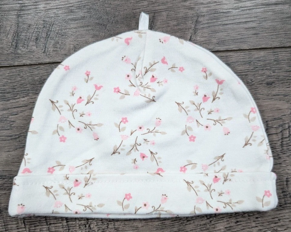 Ropa para bebé niña Little Me 9 meses flor de cerezo gorro floral sombrero Foto 1 de 2