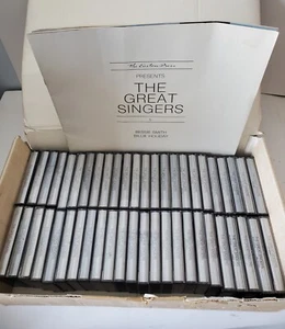 The Great Singers By Easton Press (48 CASSETTES) and 6 Booklets - Picture 1 of 14