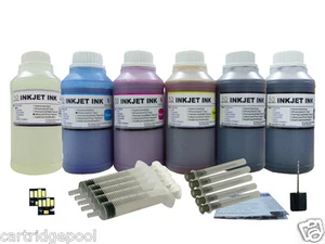 Kit de tinta de recarga 6X250ml/s para impresora Kodak 10:ESP 7250 9 9250 Office 6150 +2 chips - Imagen 1 de 1
