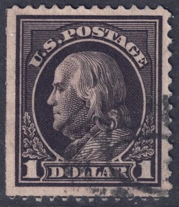 USA 1912 Benjamin Franklin (1$ lila braun) us - Bild 1 von 1
