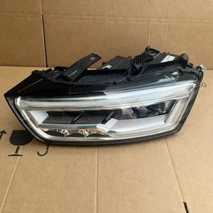 AUDI Q3 Left Driver LED Headlight Lamp 2016-2018 8U0941033B - Picture 1 of 10