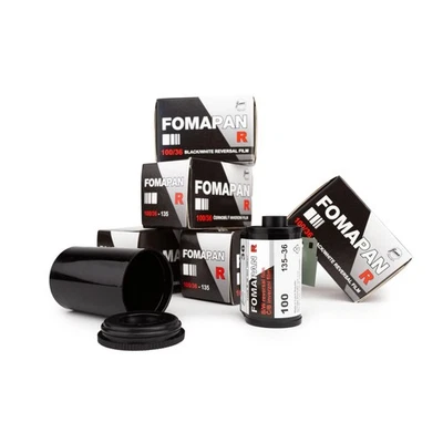 5x Fomapan 100 R 135-36 S/W B/W Diafilm Dia Película En Blanco Y Negro 35mm - Imagen 1 de 2