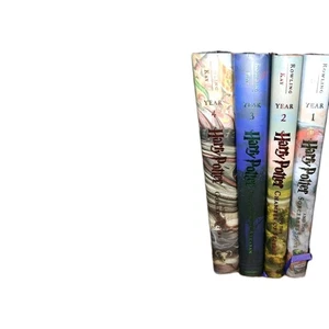Harry Potter 4 Books Collection Set  Illustrated US Edition 1 - 4 By J.K Rowling - Picture 1 of 10