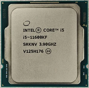 Intel Core i5-11600KF 6Cores 12Threads 125W LGA1200 SRKNV 3.90GHz CPU processor - Picture 1 of 2