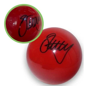 Stephen Hendry Signed Red Snooker Ball. Damaged B - Picture 1 of 4