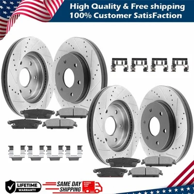 Передние задние тормозные колодки для 2007 - 2016 Chevy Traverse Acadia Buick Enclave - Изображение 1 из 4