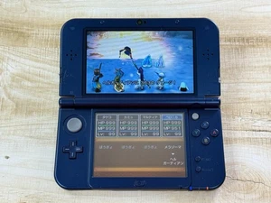 RANK A IPS Nintendo New 3DS XL Metallic Blue Console IPS Top Tested Japan D5002 - Picture 1 of 24