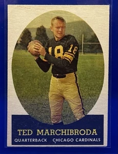 1958 Topps #44 Ted Marchibroda Chicago Cardinals EX - Picture 1 of 2